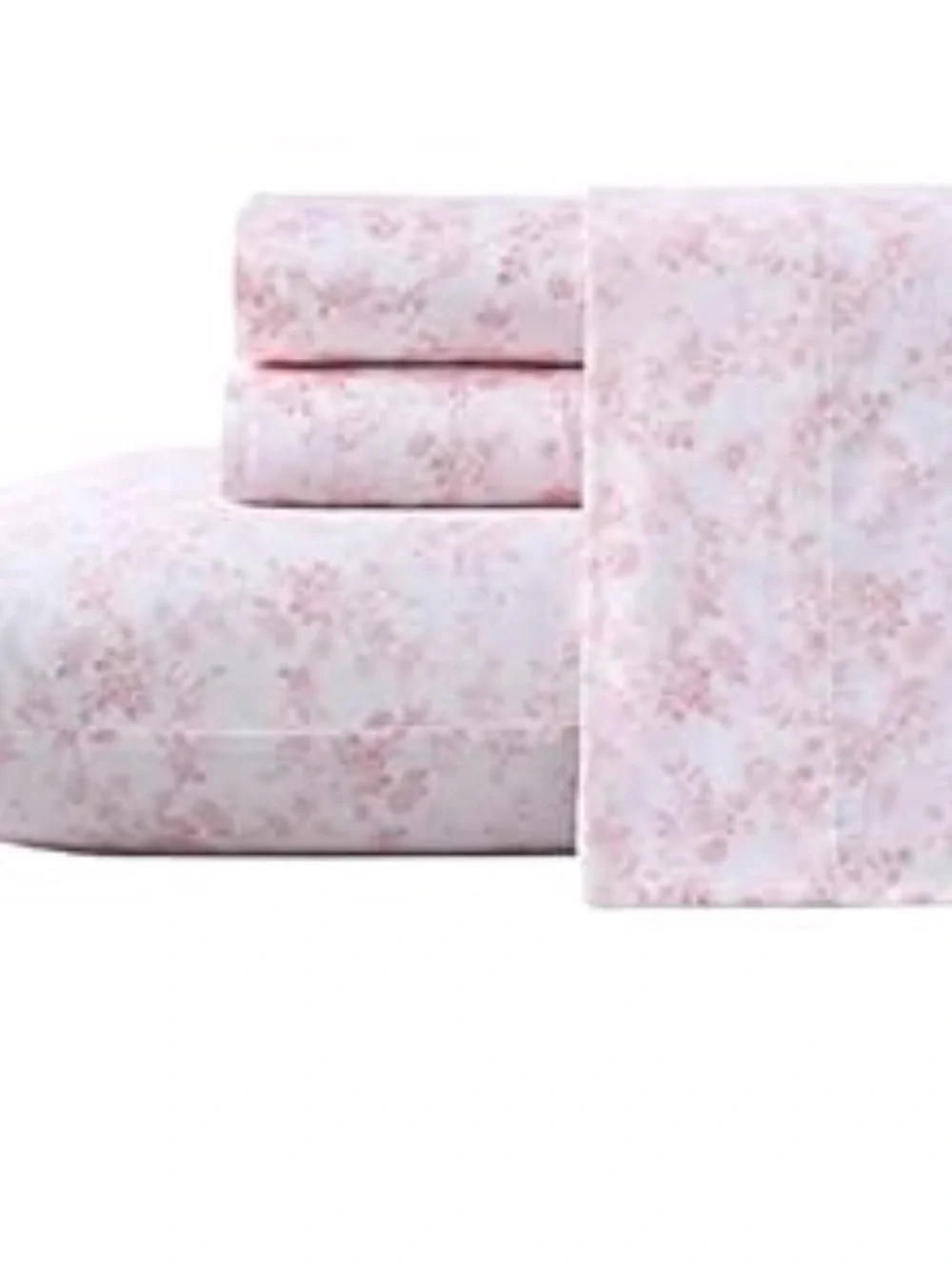 Laura Ashley - Queen Sheet Set, Buttery-Soft Cotton Sateen 2 cases (Bella Pink))
